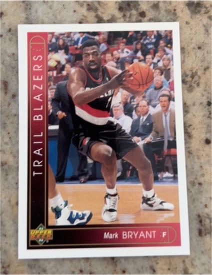 1993-94 Upper Deck #266 Mark Bryant Portland Trail Blazers — front