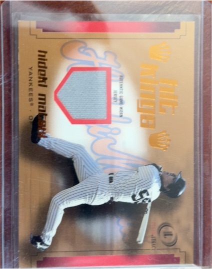 2004 Fleer Legacy Hit Kings Jersey Copper #HK/HM Hideki Matsui — front