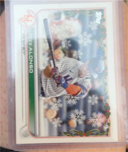 2022 Topps Holiday #HW65 Pete Alonso — front