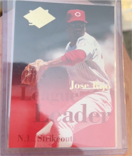 1994 Fleer Ultra #10 Jose Rijo League Leader — front