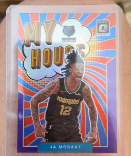 2021-22 Panini Donruss Optic My House Purple Prizm #12 Ja Morant — front