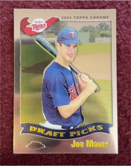 2002 Topps Chrome Draft Picks #622 Joe Mauer — front