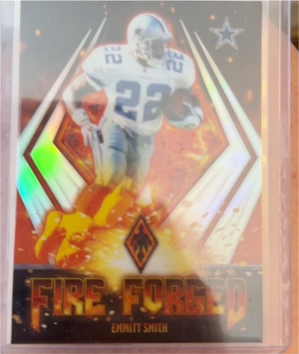 2021 Panini Phoenix #FF-6 Emmitt Smith Fire Forged Insert — front
