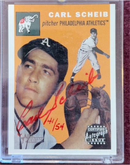 1994 Topps Archives #118 Carl Scheib Philadelphia Athletics — front