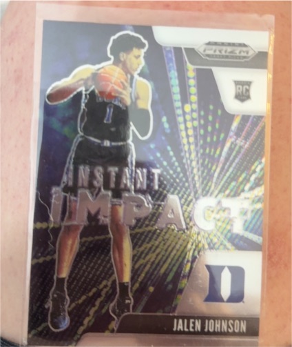 2021-22 Panini Prizm Draft Picks Instant Impact #8 Jalen Johnson — front