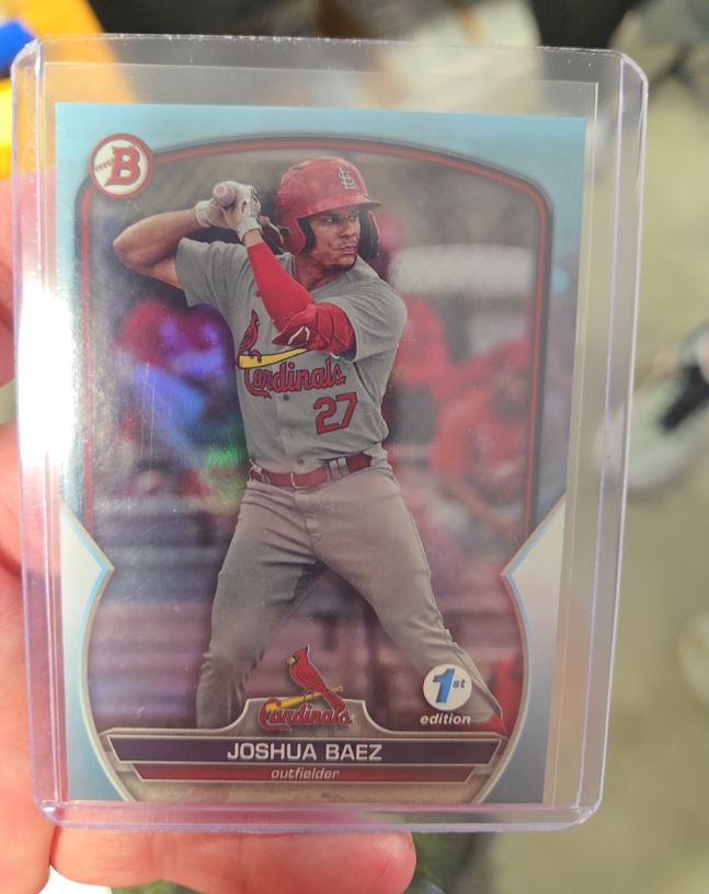 2023 Bowman 1st Edition #BPPF-127 Joshua Baez — front