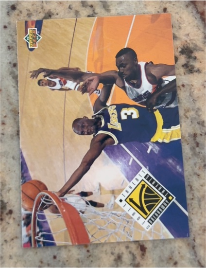 1993-94 Upper Deck #453 Sedale Threatt — front