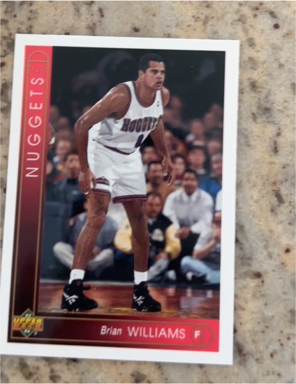 1993-94 Upper Deck #419 Brian Williams — front