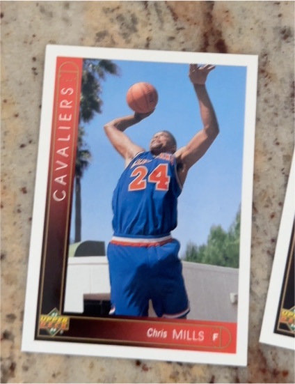 1993-94 Upper Deck #343 Chris Mills Cleveland Cavaliers — front