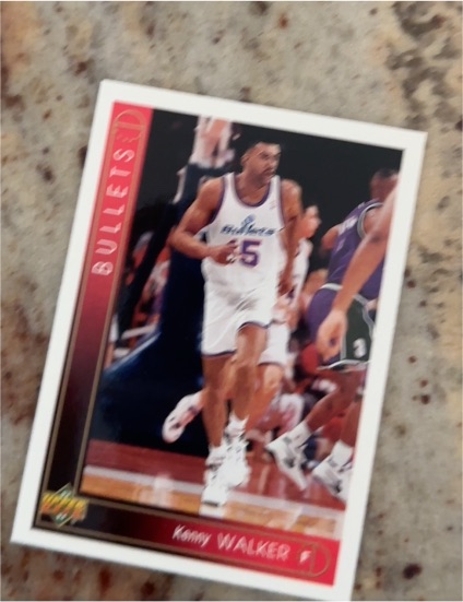 1993-94 Upper Deck #368 Kenny Walker Washington Bullets — front