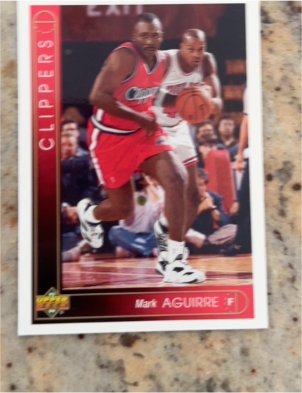 1993-94 Upper Deck #390 Mark Aguirre — front