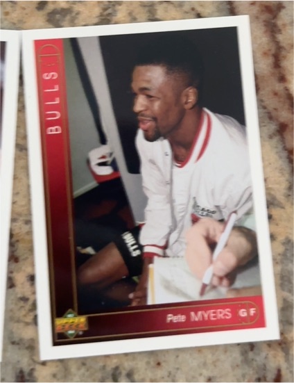 1993-94 Upper Deck #378 Pete Myers Chicago Bulls — front