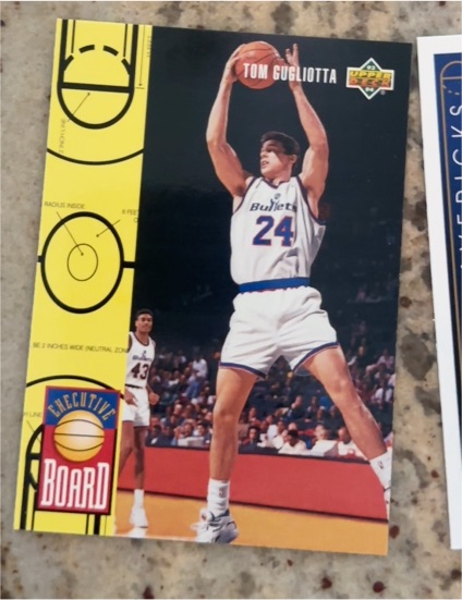 1993-94 Upper Deck #423 Tom Gugliotta Executive Board — front