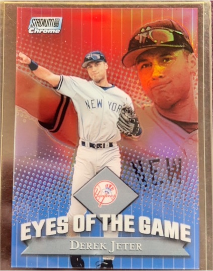 2000 Topps Stadium Club Chrome #EG6 Derek Jeter Eyes of the Game — front