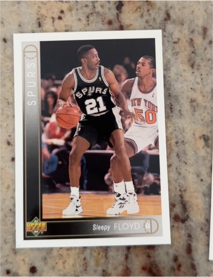 1993-94 Upper Deck #302 Sleepy Floyd — front