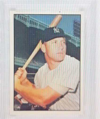 1989 Bowman #NNO Mickey Mantle Reprint Sweepstakes — front