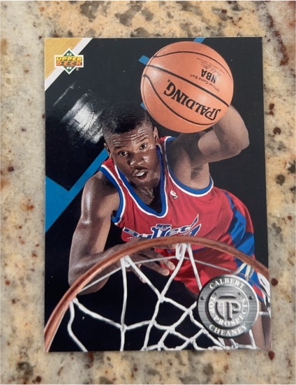 1993-94 Upper Deck #487 Calbert Cheaney — front
