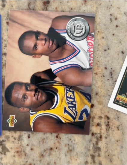 1993-94 Upper Deck #482 Top Prospects Checklist George Lynch / Terry Dehere RC — front