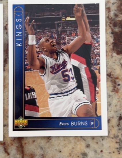 1993-94 Upper Deck #346 Evers Burns — front