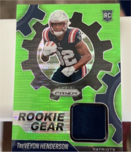 2025 Panini Prizm Rookie Gear #RGR-THE TreVeyon Henderson — front
