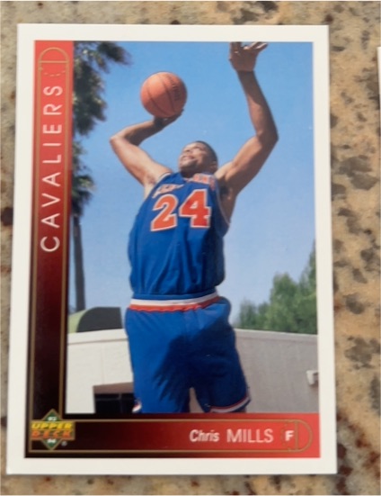 1993-94 Upper Deck #343 Chris Mills Cleveland Cavaliers — front