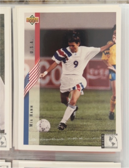 1994 Upper Deck World Cup #268 Mia Hamm — front