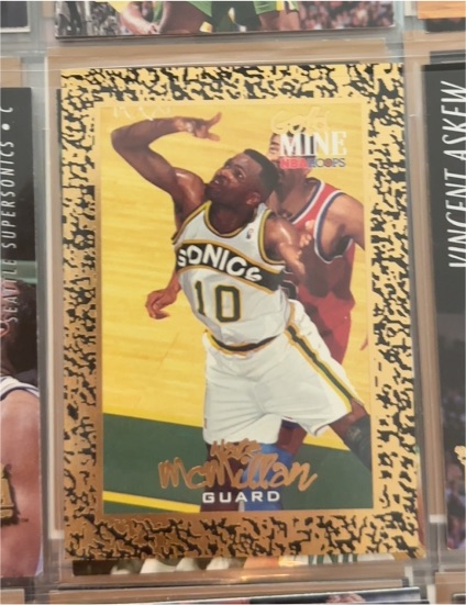 1994-95 Skybox NBA Hoops #450 Nate McMillan Gold Mine Seattle Supersonics — front
