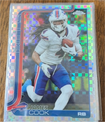 2025 Topps Chrome #35 James Cook — front