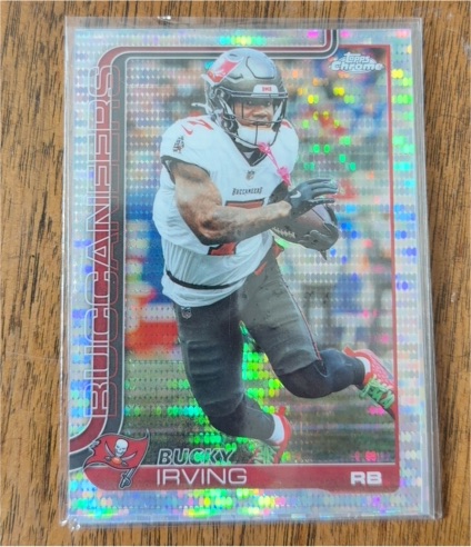 2025 Topps Chrome #285 Bucky Irving — front