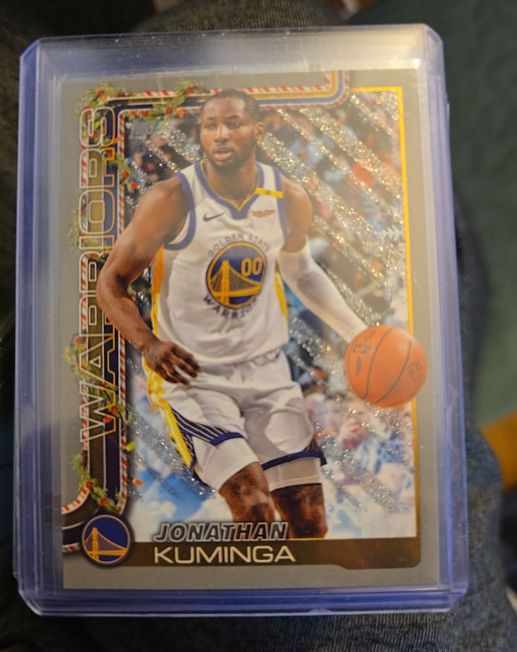 2025-26 Topps Holiday #H109 Jonathan Kuminga — front