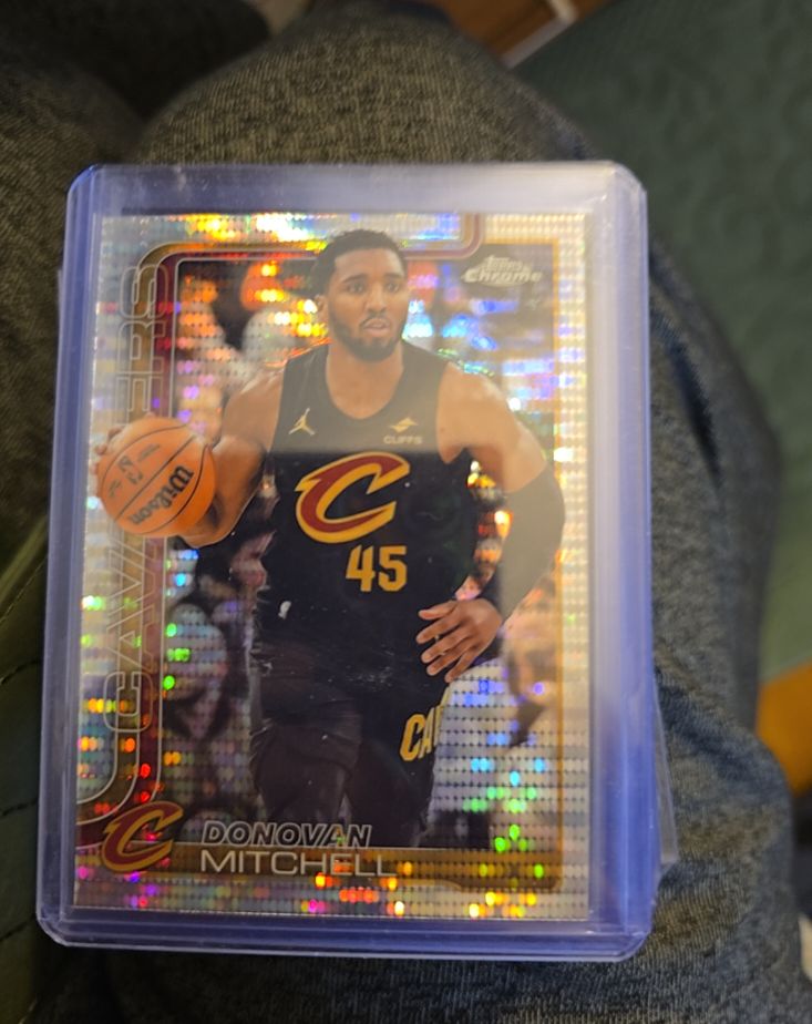 2025-26 Topps Chrome #69 Donovan Mitchell — front