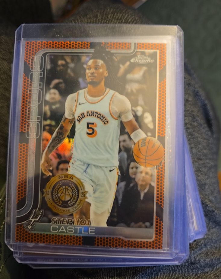 2025-26 Topps Chrome #228 Stephon Castle — front