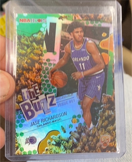2025-26 Topps NBA Hoops The Buzz #TB-25 Jase Richardson — front