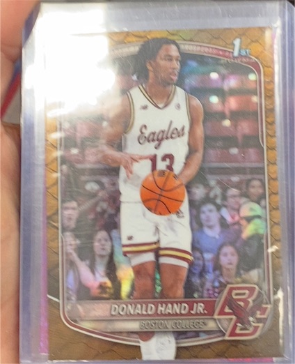 2025-26 Topps Bowman Chrome #BCP-57 Donald Hand Jr. — front