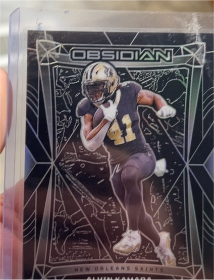 2024 Panini Obsidian #41 Alvin Kamara — front
