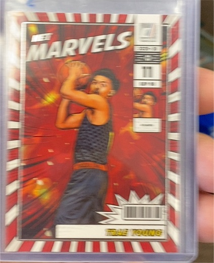 2025-26 Donruss #13 Trae Young Net Marvels — front