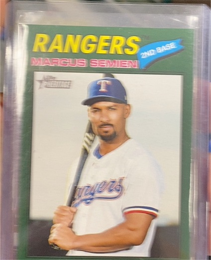 2026 Topps Heritage #366 Marcus Semien — front