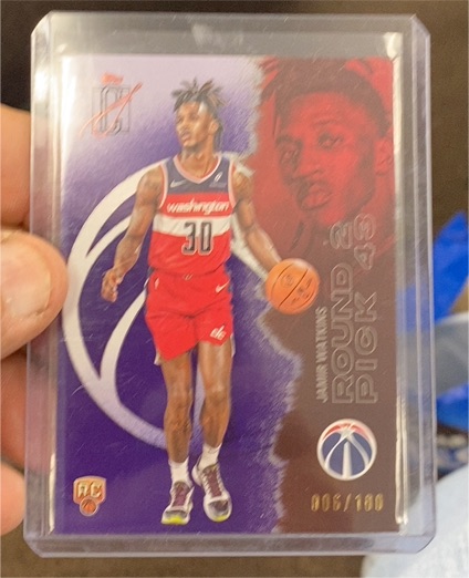 2026 Topps Signature Class #136 Jamir Watkins — front