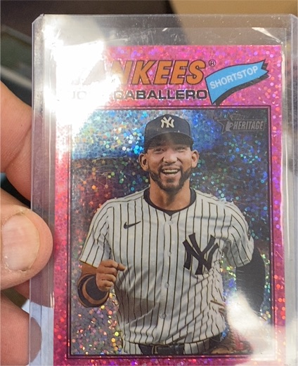 2026 Topps Heritage #328 Jose Caballero — front