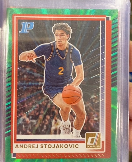 2025 Donruss #76 Andrej Stojakovic — front