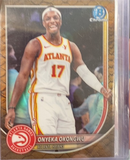 2025-26 Bowman Chrome #BCV-167 Onyeka Okongwu — front