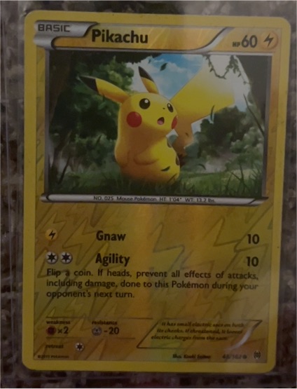 2015 Pokémon XY BREAKthrough #48 Pikachu — front