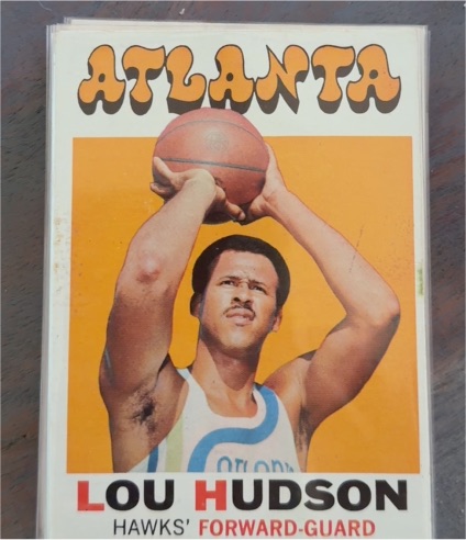 1971-72 Topps #110 Lou Hudson — front