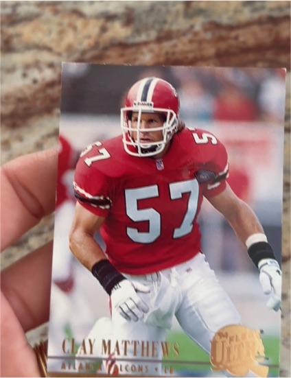 1994 Fleer Ultra #338 Clay Matthews — front