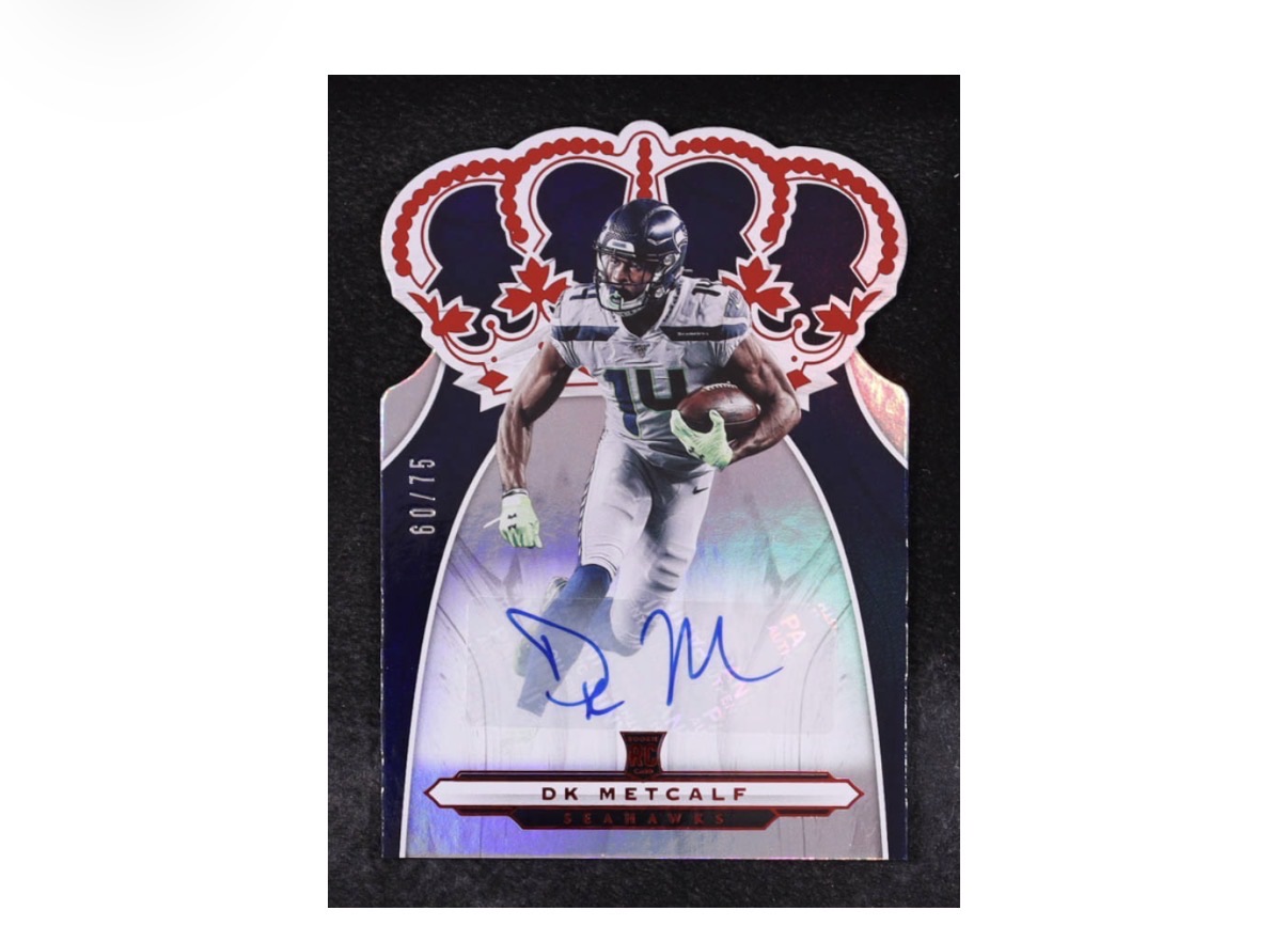 2019 Panini Chronicles Crown Royale #CR-19 DK Metcalf — front