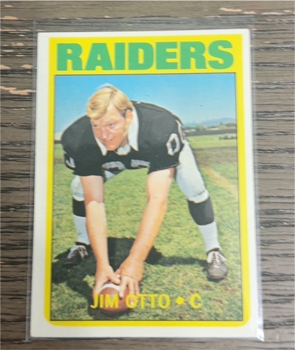 1972 Topps #86 Jim Otto — front