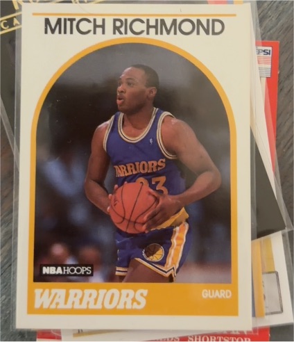 1989-90 NBA Hoops #260 Mitch Richmond — front