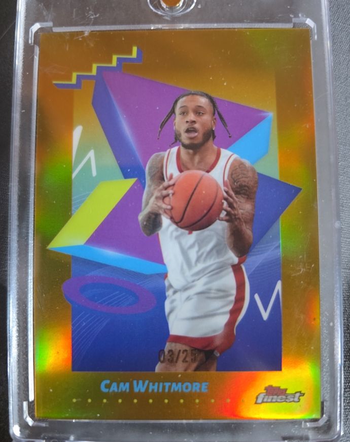 2024-25 Topps Finest #128 Cam Whitmore — front