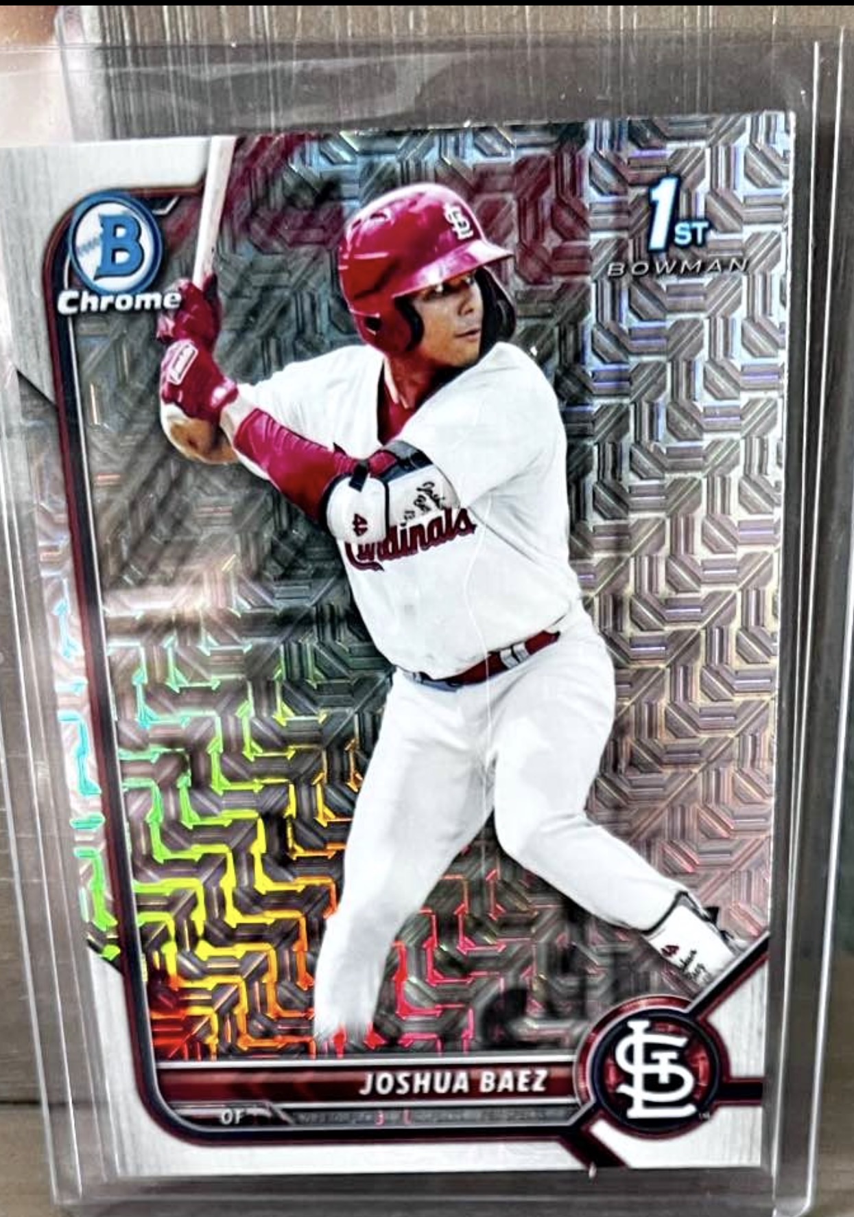 2022 Bowman Chrome #BCP-112 Joshua Baez — front