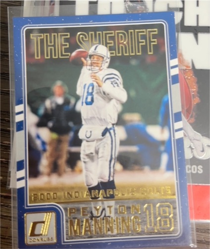 2016 Donruss The Sheriff #3 Peyton Manning — front